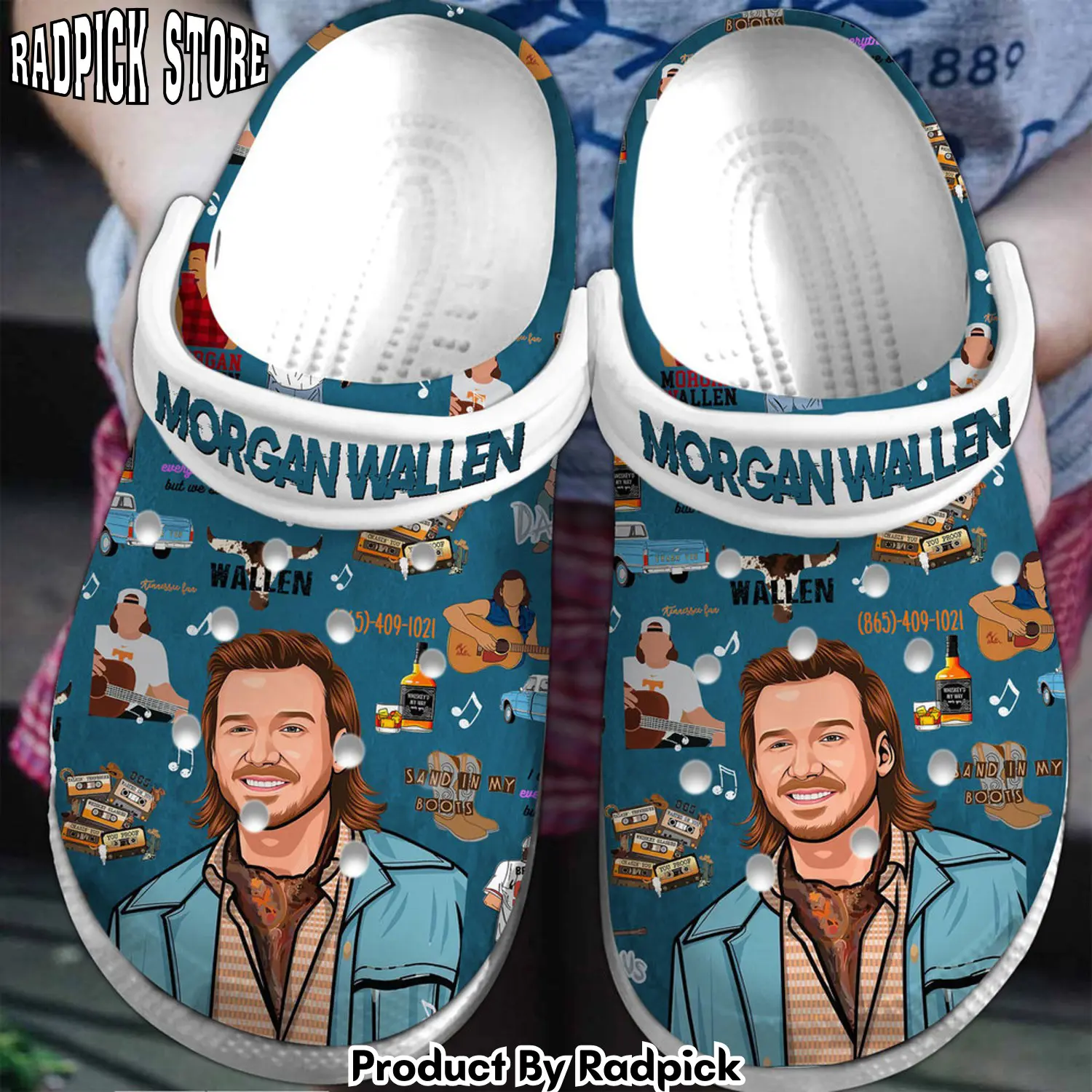 Radpick premium morgan wallen music clogs shoes comfortable for men women elm rp6522205